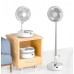 Portable Desk Fan,Foldable Fan Pedestal Stand Floor Fan Adjustable Height