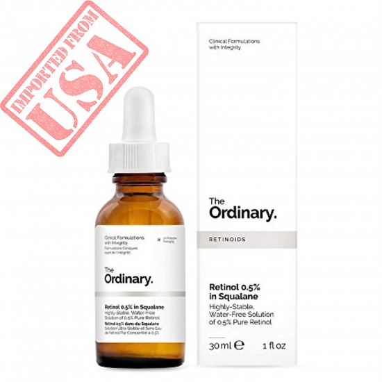 The Ordinary Retinol 0.5% in Squalane - 30ml, reduce the appearances of fine lines