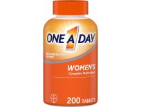 One A Day Women’s Multivitamin, Supplement with Vitamin A, Vitamin C, Vitamin D, Vitamin E and Zinc for Immune Health Support, B12, Biotin, Calcium & More, 200 count