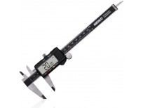 Neiko 01407A Electronic Digital Caliper Stainless Steel Body with Large LCD Screen | 0 - 6 Inches | Inch/Fractions/Millimeter Conversion,Silver/Black