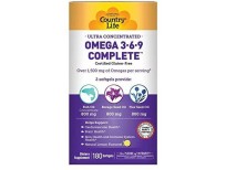 Country Life Ultra Concentrated Omega 3-6-9, 180-Softgels