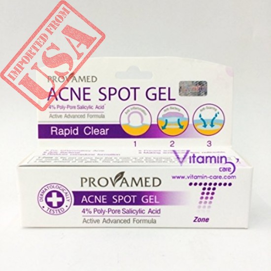 Provamed Acne Spot Gel / Rapid Clear Acne Spot Gel 10g