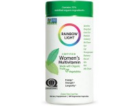 Rainbow Light Women's Multivitamin, Organic Fruits & Vegetables, Gluten-Free, Soy-Free, 120 Vegetarian Capsules (Package May Vary)