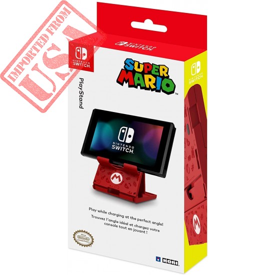 HORI Compact PlayStand - Mario Edition, Officially Licensed by Nintendo - Nintendo Switch