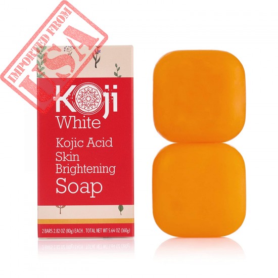 Pure Kojic Acid Skin Brightening Soap for Glowing & Radiance Skin, Dark Spots, Rejuvenate, Uneven Skin Tone (2.82 oz / 2 Bars) | Maximum Strength, SLS-free, Paraben-free - Dermatologist Tested