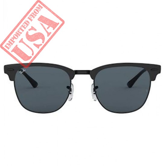 Ray-Ban Rb3716 Clubmaster Metal Square Sunglasses