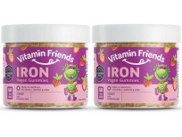 Vitamin Friends - Iron Supplements for Kids (2 Pack) B-Complex, Vitamin C, Zinc, Biotin - Iron Gummies Support Healthy Body Function Iron Levels - Vegan, Allergen Free…