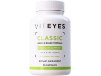 Viteyes Classic AREDS 2 Macular Support Formula Capsules with 500 mg Vitamin C, Classic Capsule, 60 Count