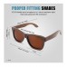 Polarized Wood Sunglasses for Men Women - Bamboo Wood Sunglasses with Case