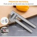 Mempedont Garlic Press Mincer - 304 Stainless Steel Garlic Crusher & Peeler Set, Detachable, Heavy-duty, Rust Proof Garlic Mincer Design for Extracts More Garlic Paste Per Clove