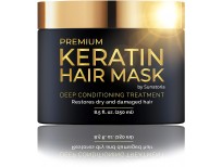 2021 Premium Keratin Hair Mask - Professional Treatment for Hair Repair, Nourishment & Beauty - Hair Mask - Vitamin Complex for All Hair Types - with Omega 3, 9, Vitamin E - Protein Nourishment Mask