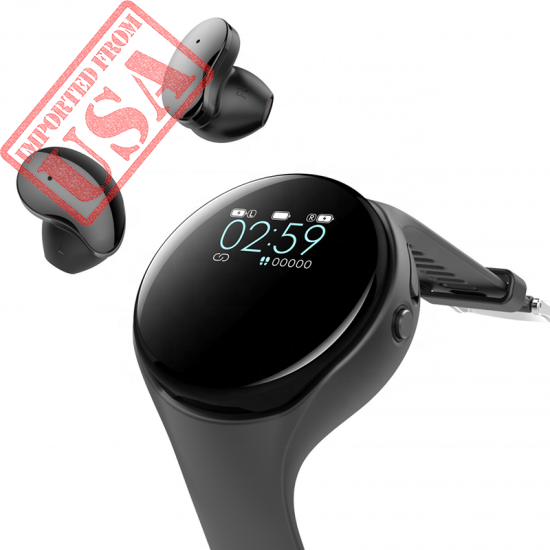 latest mini 2 in 1 waterproof earphone headphone headset tws true wireless smartwatch smart watch with earbuds 4 buyers