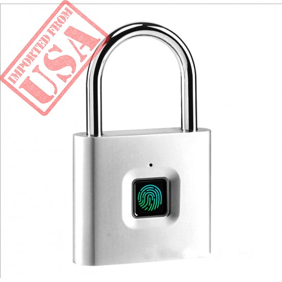 New Design Zinc Alloy Electronic Lock Easy Control Keyless Door Lock Smart Fingerprint Padlock