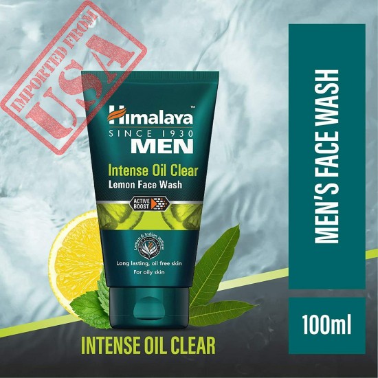 Himalaya MEN Intense Oil Clear Lemon Face Wash