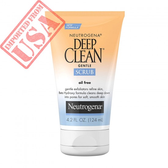 Neutrogena Deep Clean Gentle Daily Facial Scrub, Oil-Free Cleanser