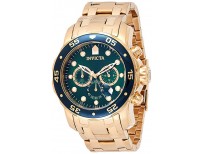 Original Invicta Men's 0075 Pro Diver Chronograph 18k Gold-Plated Watch Sale in Pakistan