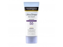 Neutrogena Ultra Sheer Dry-Touch Sunscreen Lotion, Broad Spectrum SPF 55 UVA/UVB Protection, Oxybenzone-Free, Light, Water Resistant, Non-Comedogenic & Non-Greasy, Travel Size