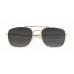 CampCo HUMVEE HMV-52B-GOLD Polarized Bayonette Style Military Sunglasses with Gray Lenses and Gold Frame, 52mm