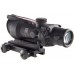 Trijicon ACOG 4 X 32 Scope Dual Illuminated Chevron .223 Ballistic Reticle, Red