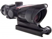 Trijicon ACOG 4 X 32 Scope Dual Illuminated Chevron .223 Ballistic Reticle, Red