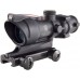 Trijicon ACOG 4 X 32 Scope Dual Illuminated Chevron .223 Ballistic Reticle, Red