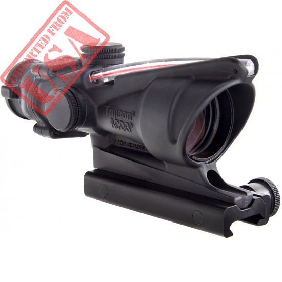 Trijicon ACOG 4 X 32 Scope Dual Illuminated Chevron .223 Ballistic Reticle, Red