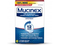 Mucinex Maximum Strength 12 Hour Chest Congestion Expectorant Relief Tablets, Buy in Pakistan