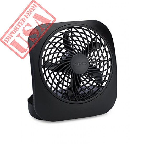 Buy online imported quality Desktop portable battery fan in Pakistan 