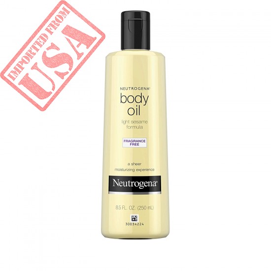 Neutrogena Fragrance Free Lightweight Body Oil For Dry Skin Sheer Moisturizer Shop Online In Pakistan