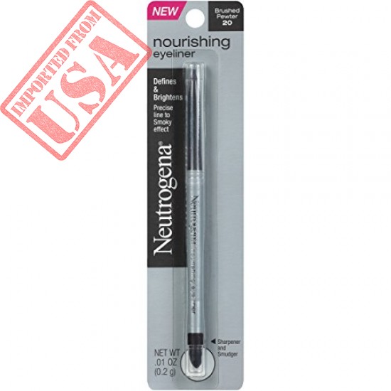 Neutrogena Nourishing Eyeliner Pencil, Brushed Pewter 20, .01 Oz.