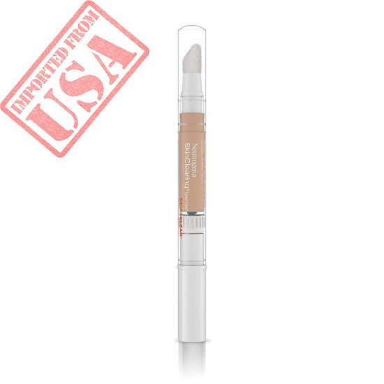 Neutrogena SkinClearing Blemish Concealer Face Makeup with Salicylic Acid Acne Medicine, Non-Comedogenic and Oil-Free Concealer Helps Cover, Treat & Prevent Breakouts, Light