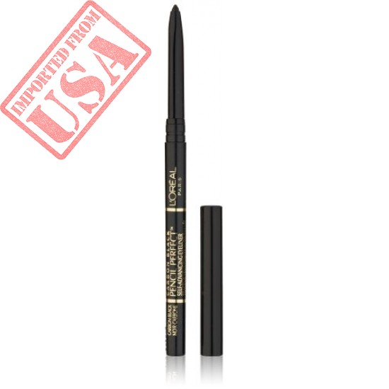 L'Oréal Paris Pencil Perfect Self-Advancing Eyeliner, Carbon Black, 0. ...