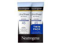 Neutrogena Ultra Sheer Dry-Touch Water Resistant and Non-Greasy Sunscreen Lotion with Broad Spectrum SPF 45, TSA-Compliant travel 