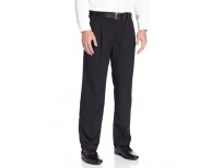 Haggar Men's Two Tone Herringbone Expandable Waist Pleat Front Dress Pant sale in Pakistan