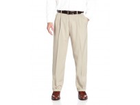 Men's Two Tone Herringbone Expandable Waist Pleat Front Dress Pant by Haggar now in Pakistan