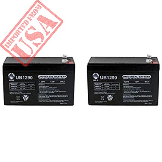 UB1290 12V 9Ah Compatible Battery for APC UPS Computer Backup Power - 2 Pack