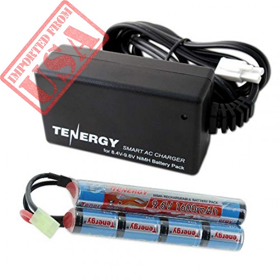 High Quality Tenergy Combo 1600mAh Butterfly Mini NiMH Battery Pack + Smart Charger imported from USA