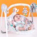 Bright Starts Whimsical Wild Portable Compact Automatic Swing with Melodies