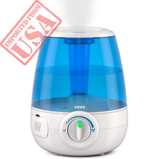 Vicks Filter-Free Ultrasonic Cool Mist Humidifier, Medium Room, 1.2 Gallon Tank-Humidifier for Baby and Kids Rooms, Bedrooms and More