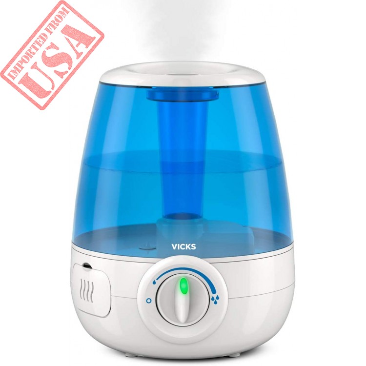 Vicks Filter-Free Ultrasonic Cool Mist Humidifier, Medium Room, 1.2 ...