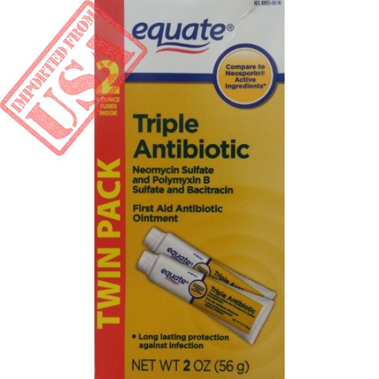 Shop Equate Triple Antibiotic First Aid Ointment imported from USA