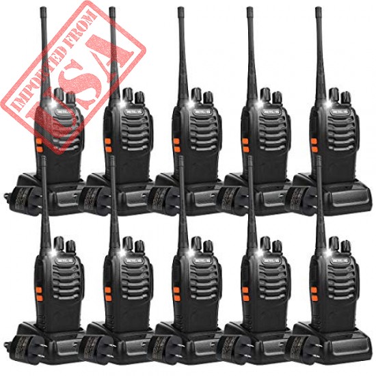 High Quality Portable Walkie Talkies With Adapter By Retevis Sale In Pakistan