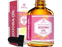 Jojoba Oil by Leven Rose, Pure Cold Pressed Natural Unrefined Moisturizer for Skin Hair and Nails 4 oz (Jojoba)