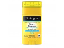 Neutrogena Beach Defense Water-Resistant Body Sunscreen Stick with Broad Spectrum SPF 50+, PABA-Free, and Oxybenzone-Free, Superior Protection Against UVA/UVB Rays