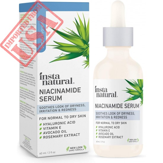 InstaNatural Niacinamide 5% Face Serum - Vitamin B3 Anti Aging Skin Moisturizer - Diminishes Breakouts, Wrinkles, Lines, Age Spots, Hyperpigmentation, Dark Spot Remover for Face 