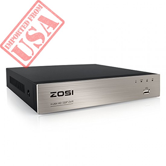 ZOSI 8Channel Surveillance Video Recorders 1080N/720P 4-in-1 HD-TVI Standalone CCTV Security DVR System For 720P,1080P Security Cameras,Motion Detection,Easy Remote Access(NO Hard Drive)