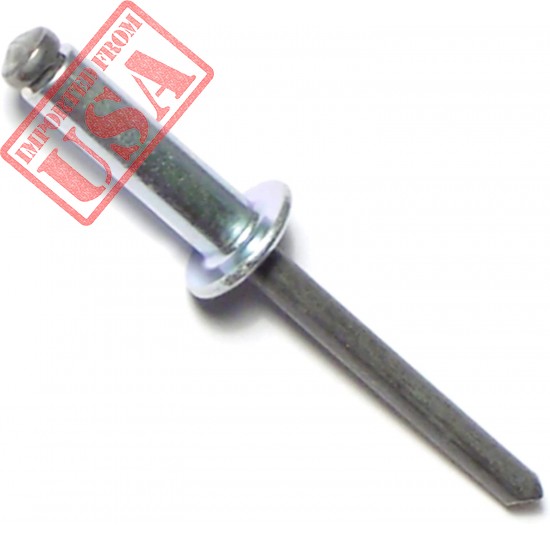 Hard-to-Find Fastener 014973295301 Steel Pop Rivets, 3/16 x 1/2, Piece-25