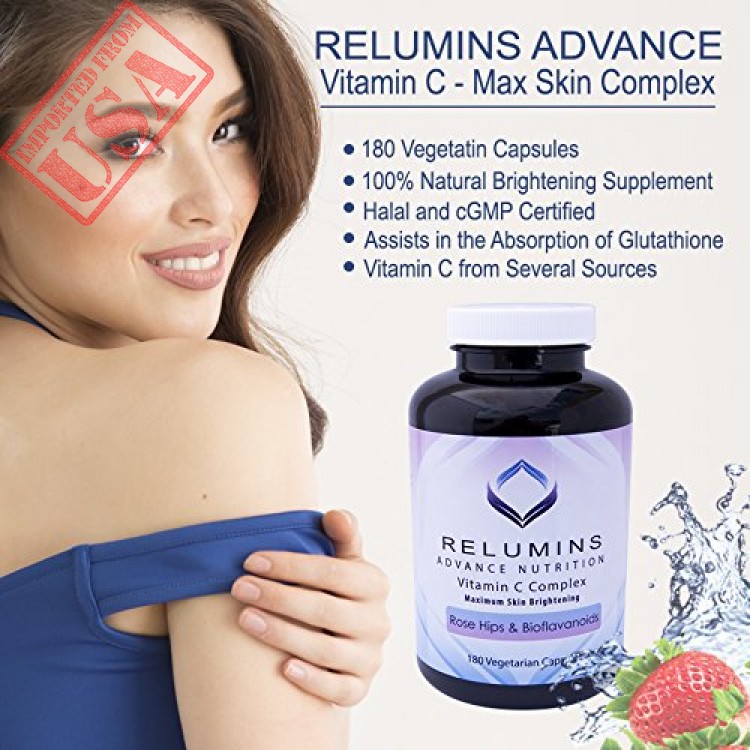 Relumins Advance Vitamin C - MAX Skin Whitening Complex With Rose Hips ...