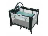 Graco Pack and Play On the Go Playard | Includes Full-Size Infant Bassinet, Push Button Compact Fold, Stratus