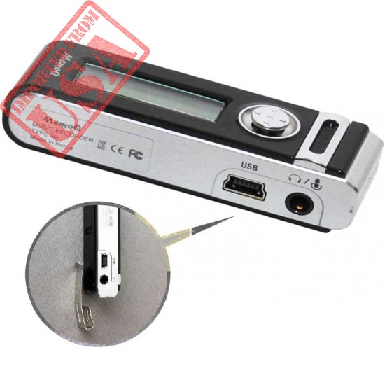 MR-840 4GB Mini Digital Voice Recorder MP3 Player Call Recorder 72 Hours Battery USB